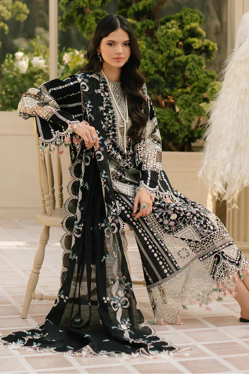 Bin Ilyaas Premium Luxury Lawn Unstitched 3-Piece Heavy Embroidered  suit