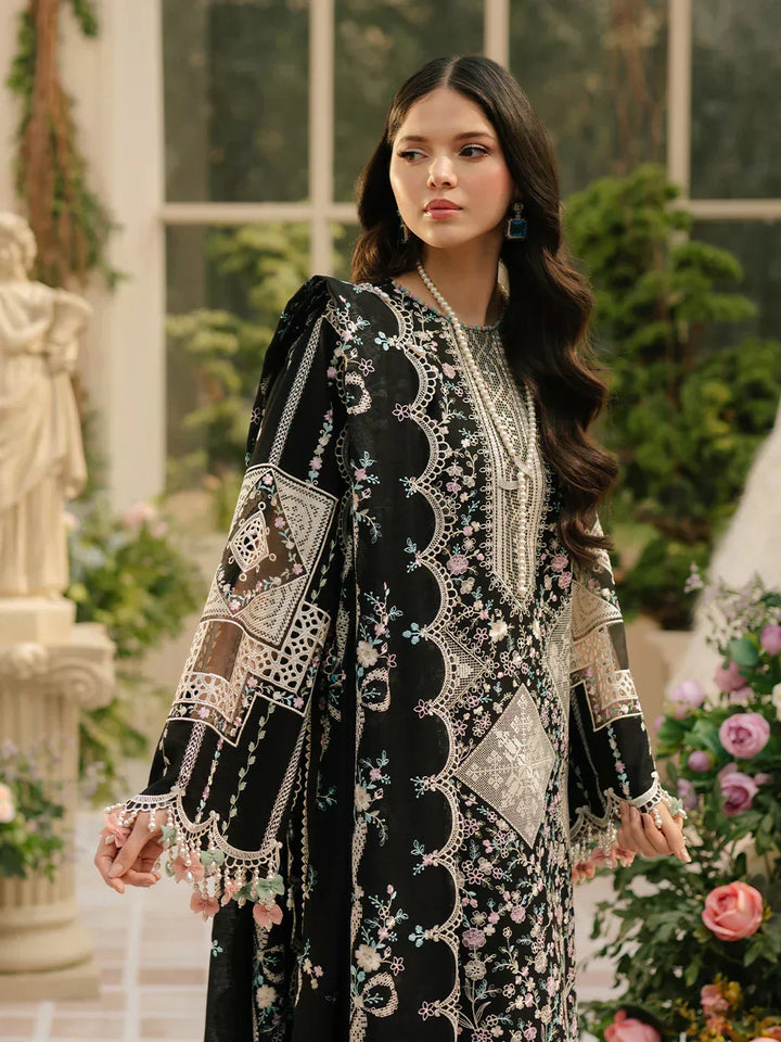 Bin Ilyaas Premium Luxury Lawn Unstitched 3-Piece Heavy Embroidered  suit