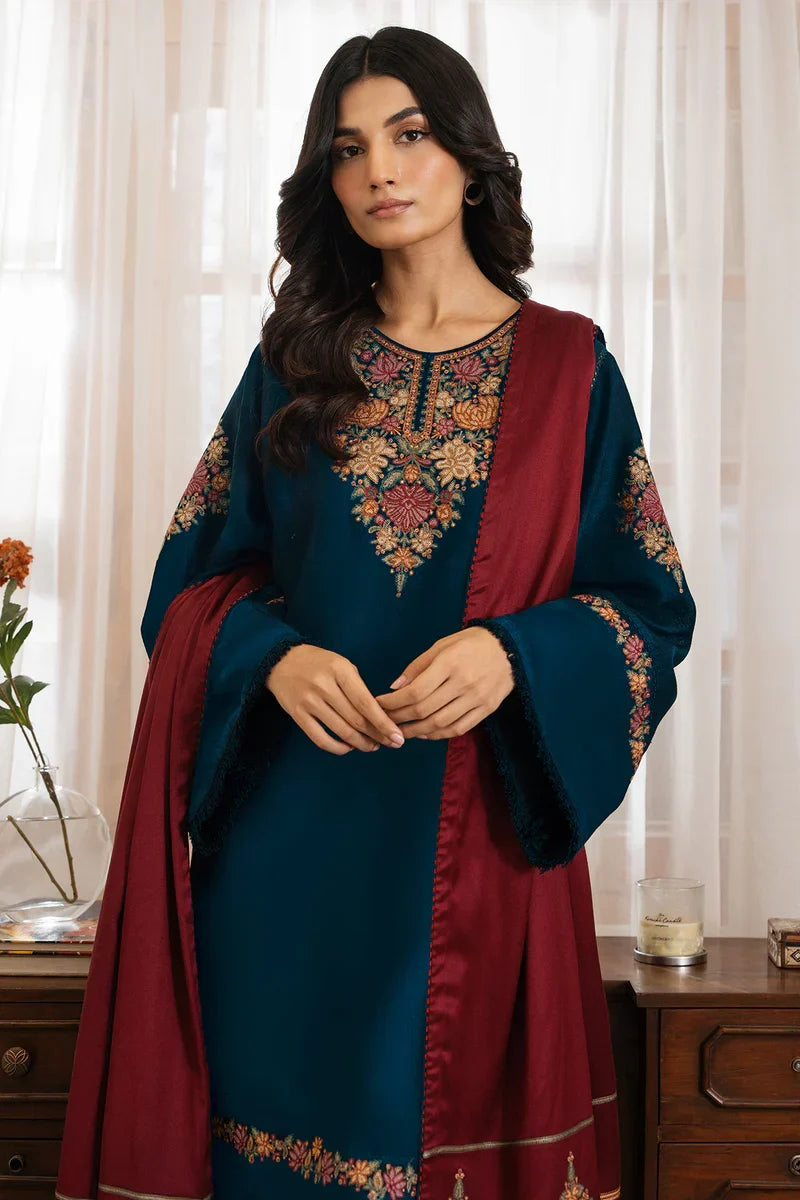 SAPPHIRE Premium Luxury Lawn Unstitched 3-Piece Heavy Embroidered Suit