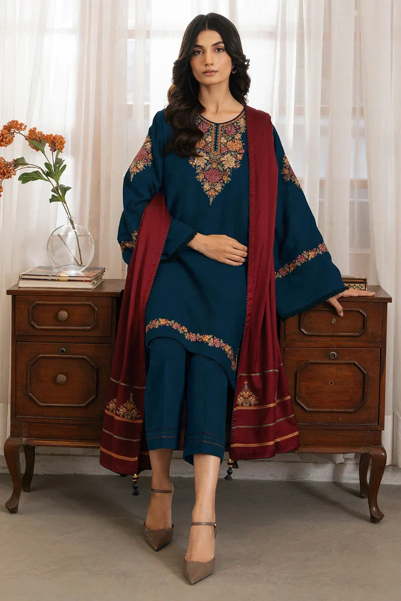 SAPPHIRE Premium Luxury Lawn Unstitched 3-Piece Heavy Embroidered Suit
