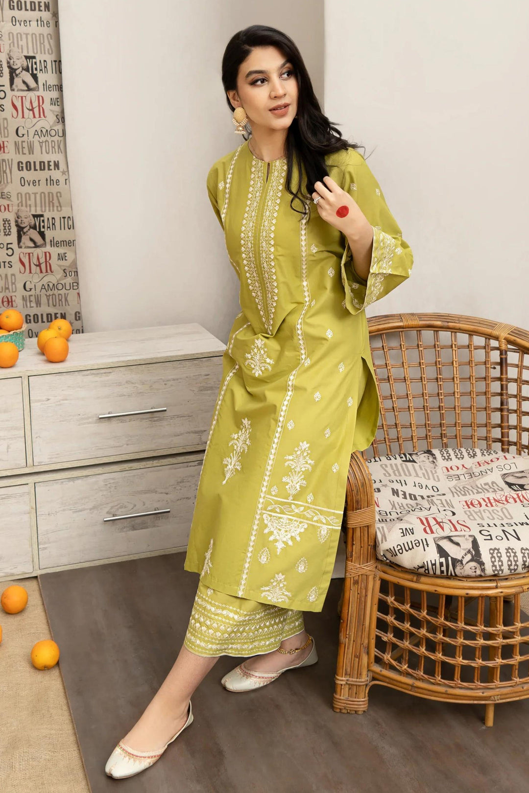 Urge Premium Luxury Lawn Unstitched 3-Piece Heavy Embroidered Suit