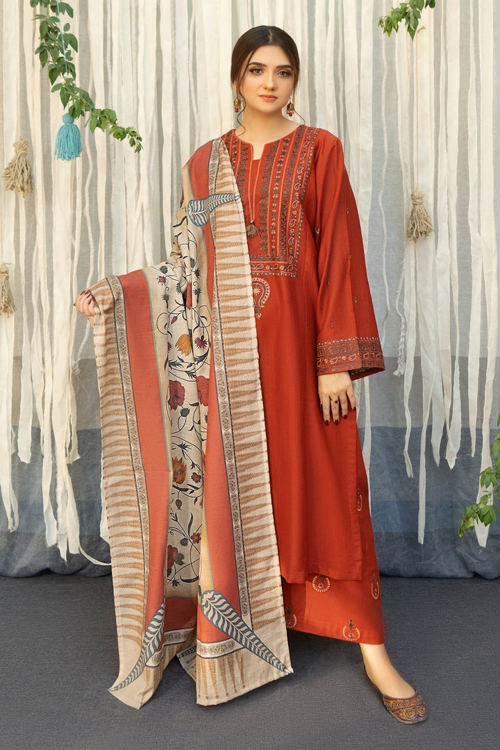 Urge Premium Luxury Lawn Unstitched 3-Piece Heavy Embroidered Suit
