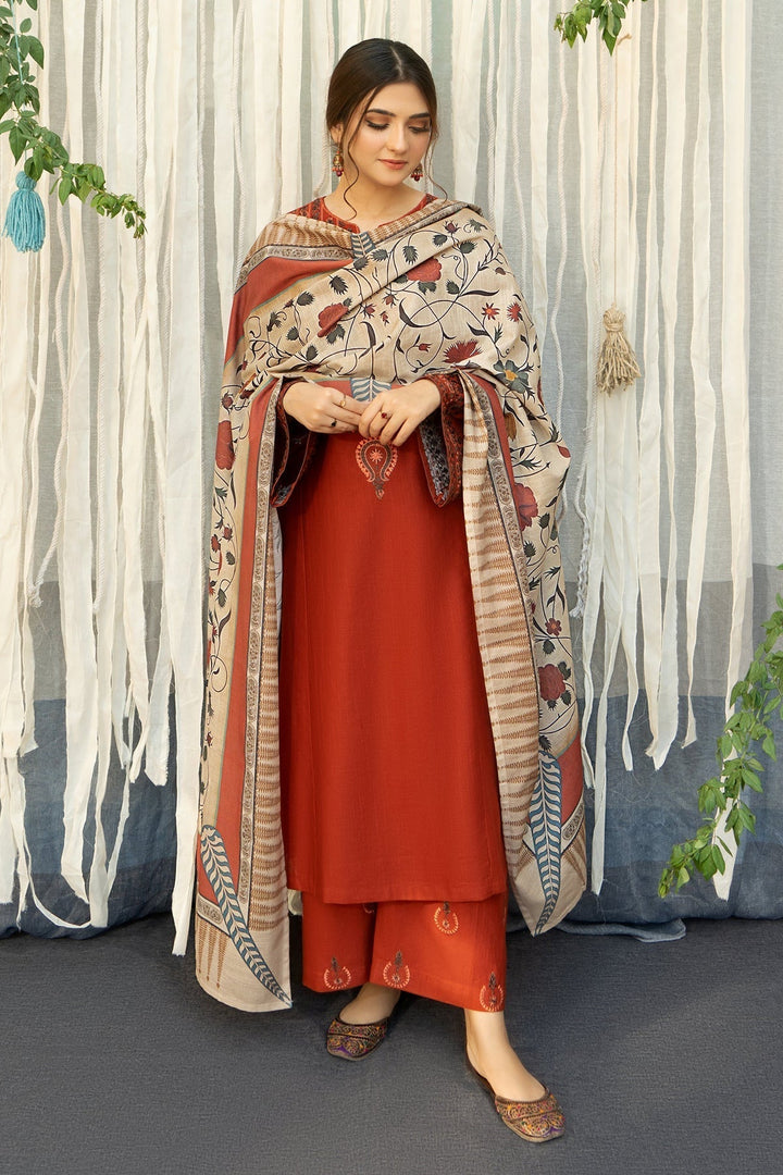 Urge Premium Luxury Lawn Unstitched 3-Piece Heavy Embroidered Suit