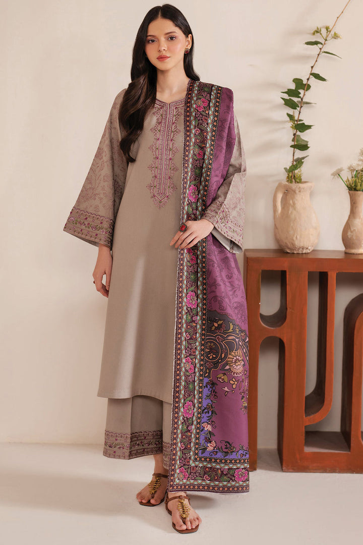 Garnet Premium Luxury Lawn Unstitched 3-Piece Heavy Embroidered Suit