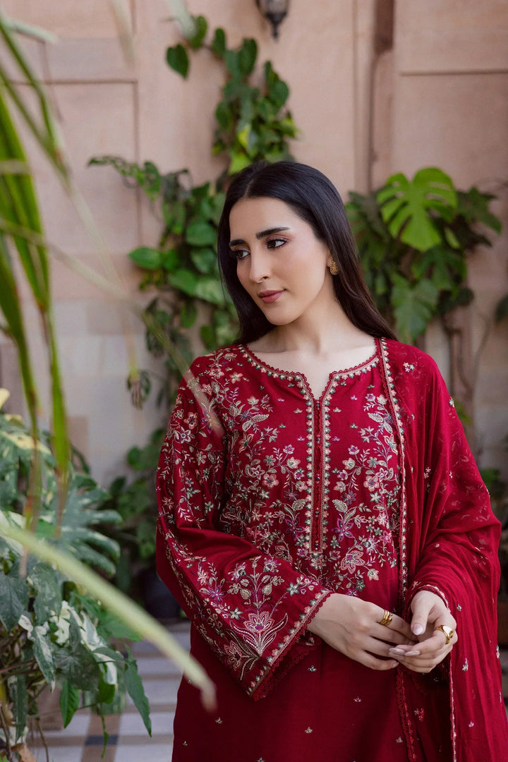 Batik Premium Luxury Lawn Unstitched 3-Piece Heavy Embroidered Suit