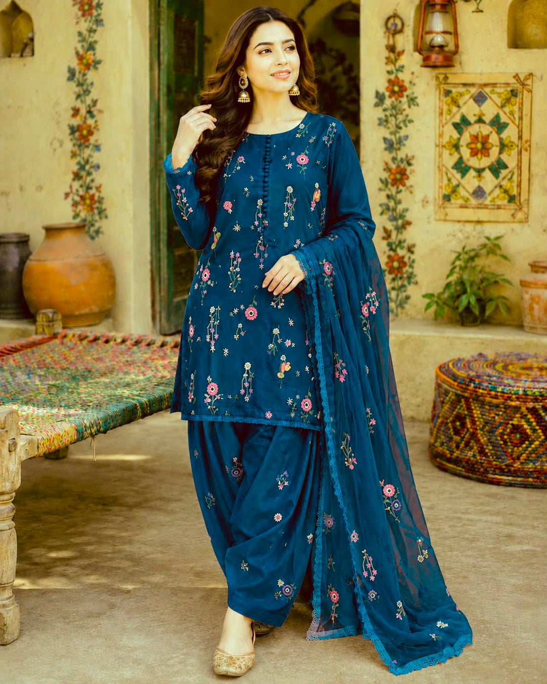Lawn Suit Unstitched 3 Piece AN25G GKL-01 Batik - Summer Collection