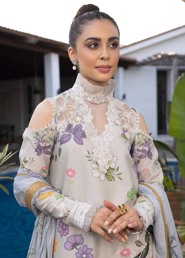 Asifa and Nabeel Embroidered Lawn Suits Unstitched 3 Piece AN24M2 MK-16 Sarmayi - Summer Collection