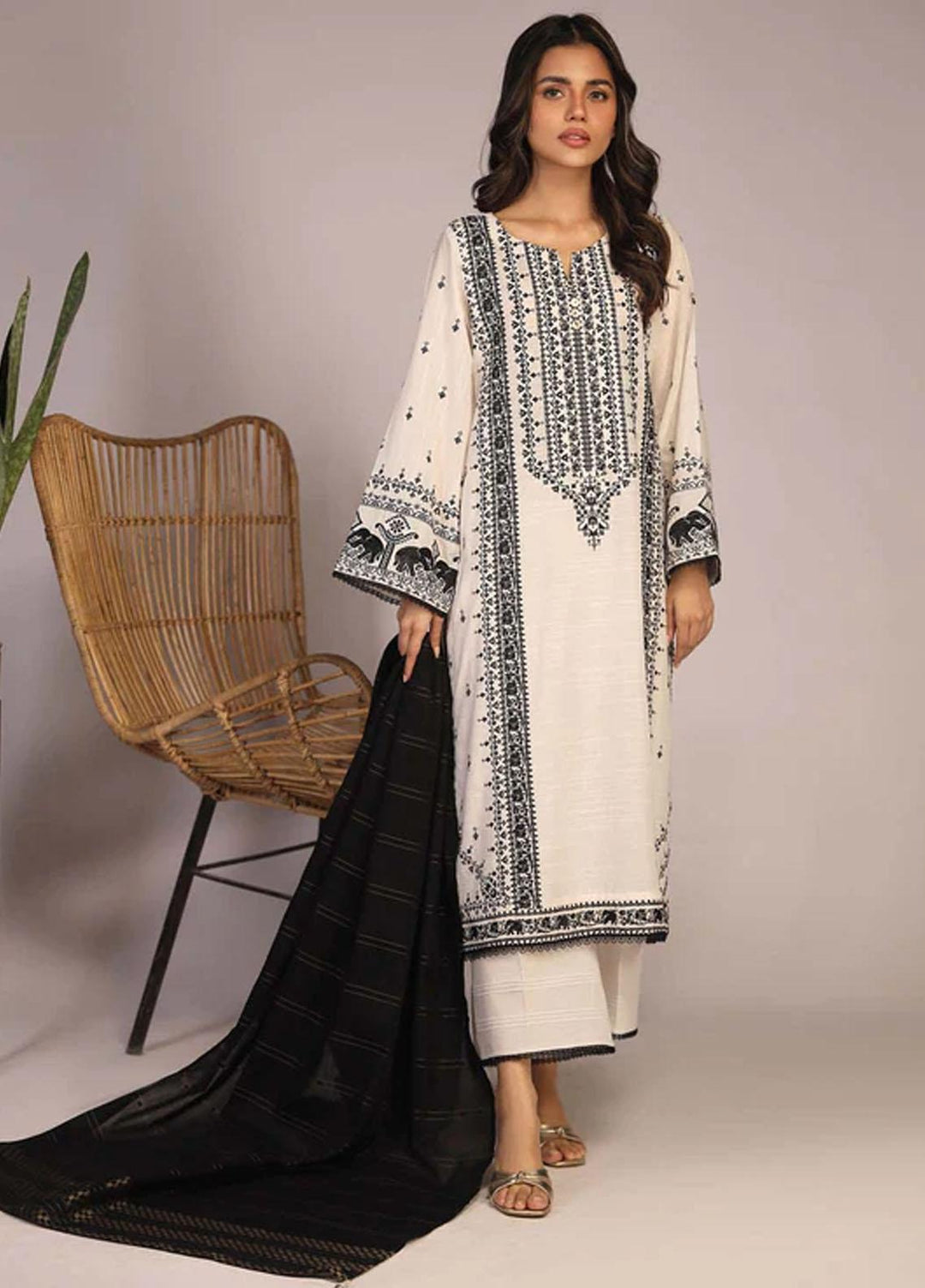 Aneela Brand Dhanak 3PC