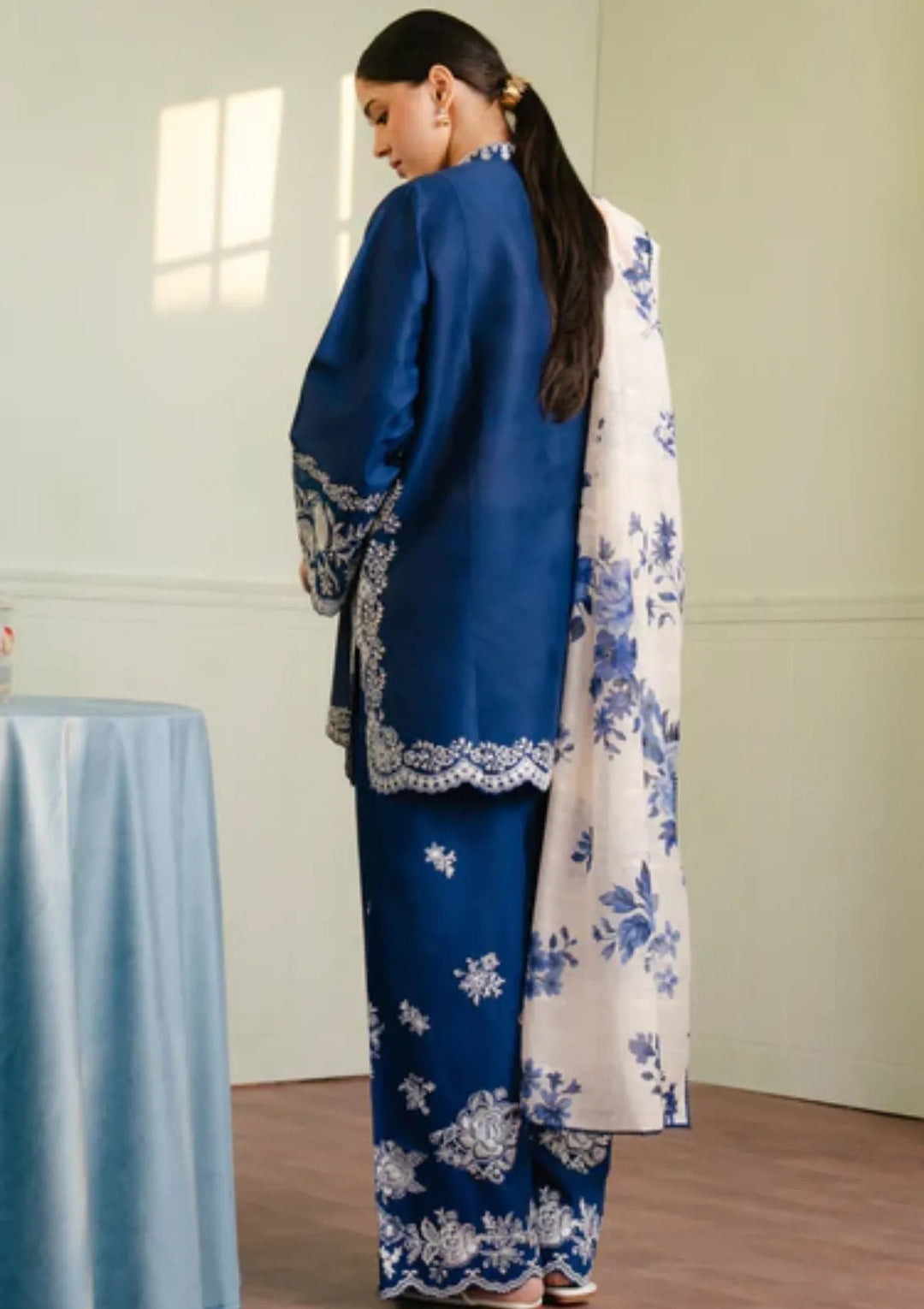 Zara Shahjahan Premium Luxury Lawn Unstitched 3-Piece Heavy Embroidered Suit