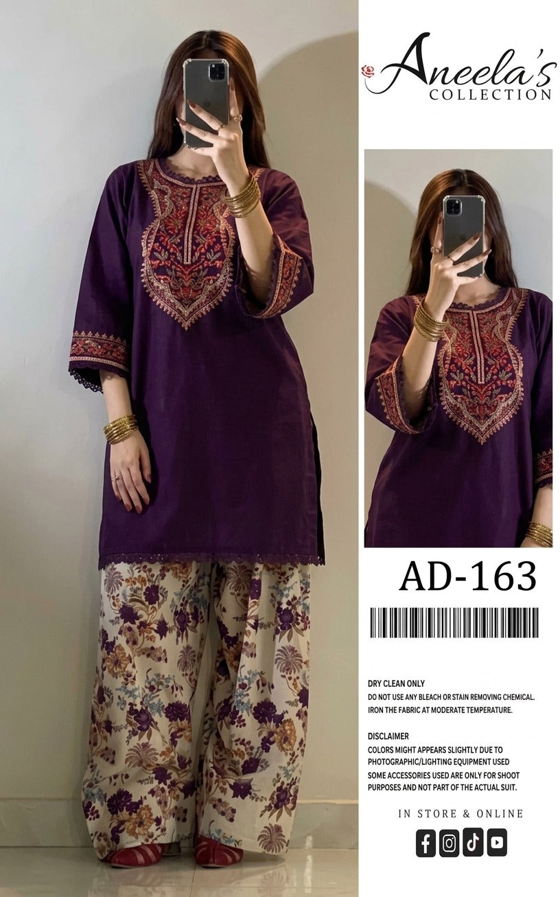 2Piece Embriodery Winter Dhanak